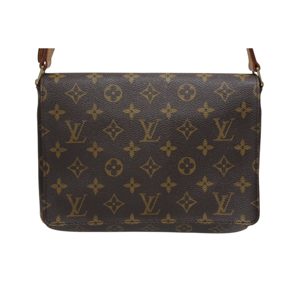 Louis Vuitton Brown Monogram Tango Brown Leather Musette Shoulder Bag